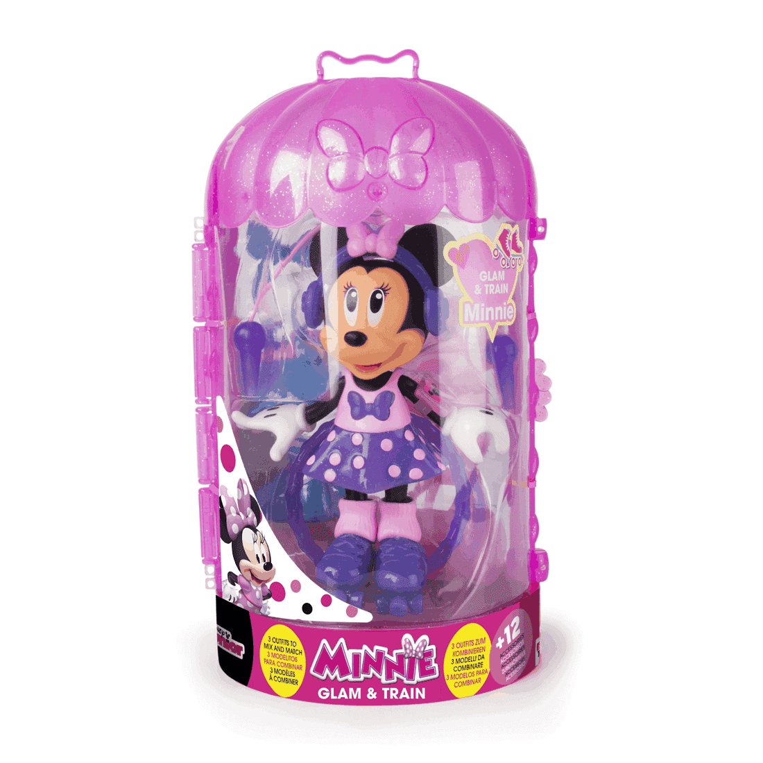 Disney Minnie Κούκλα  Με Ρούχα Gym Fun