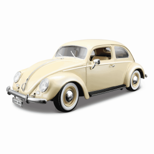 Μεταλλική Μινιατούρα Σε Κλίμακα 1:18 - Volkswagen Kafer-Beetle 1955 - Άσπρο