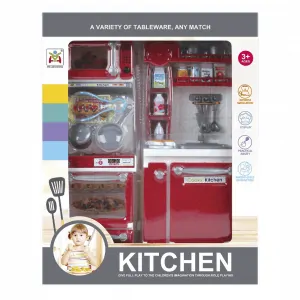 Αξεσουάρ Κούκλας - Σετ Παιχνίδι Κουζίνα Με Ψυγείο