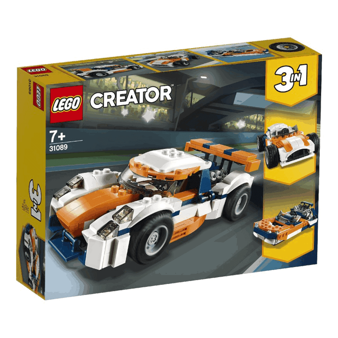 LEGO Creator 3 σε 1 Αγωνιστικό Αυτοκίνητο του Ηλιοβασιλέματος