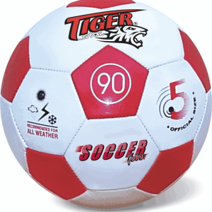 Μπάλα Ποδοσφαίρου Συνθετική Δερμάτινη S5 Κόκκινη