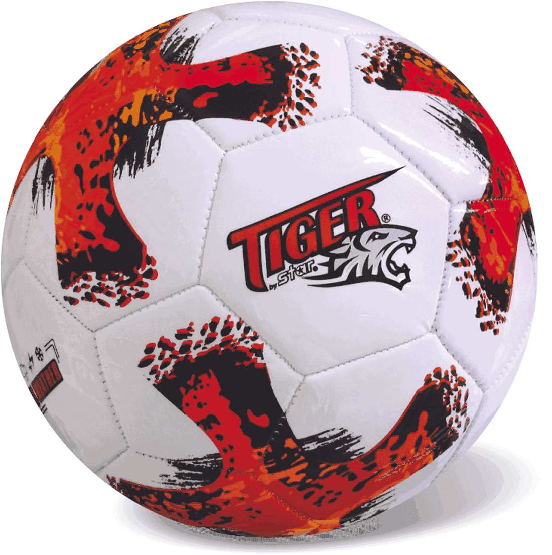 Μπάλα Ποδοσφαίρου Συνθετική Δερμάτινη S5 Πορτοκαλί Fluo
