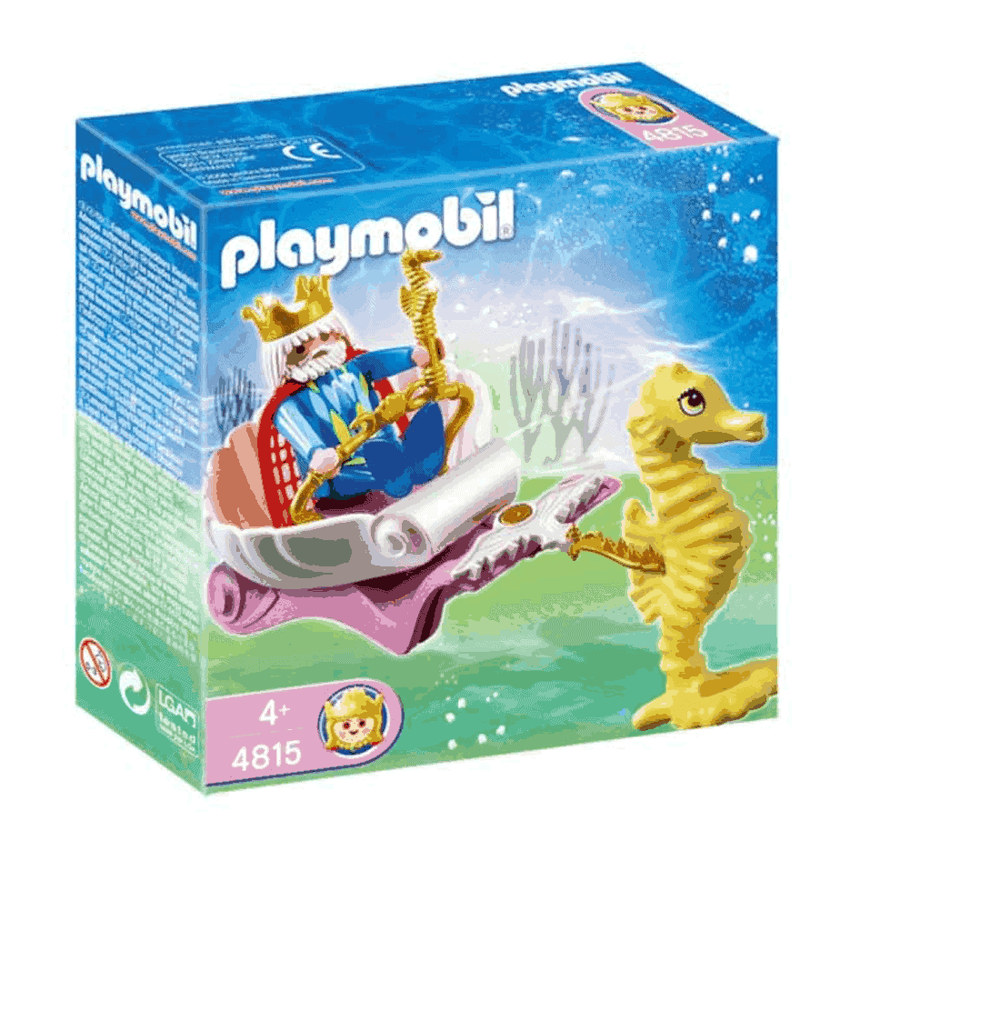 Playmobil - King Neptune With Seahorse Carriage - Ποσειδώνας Με Ιππόκαμπο