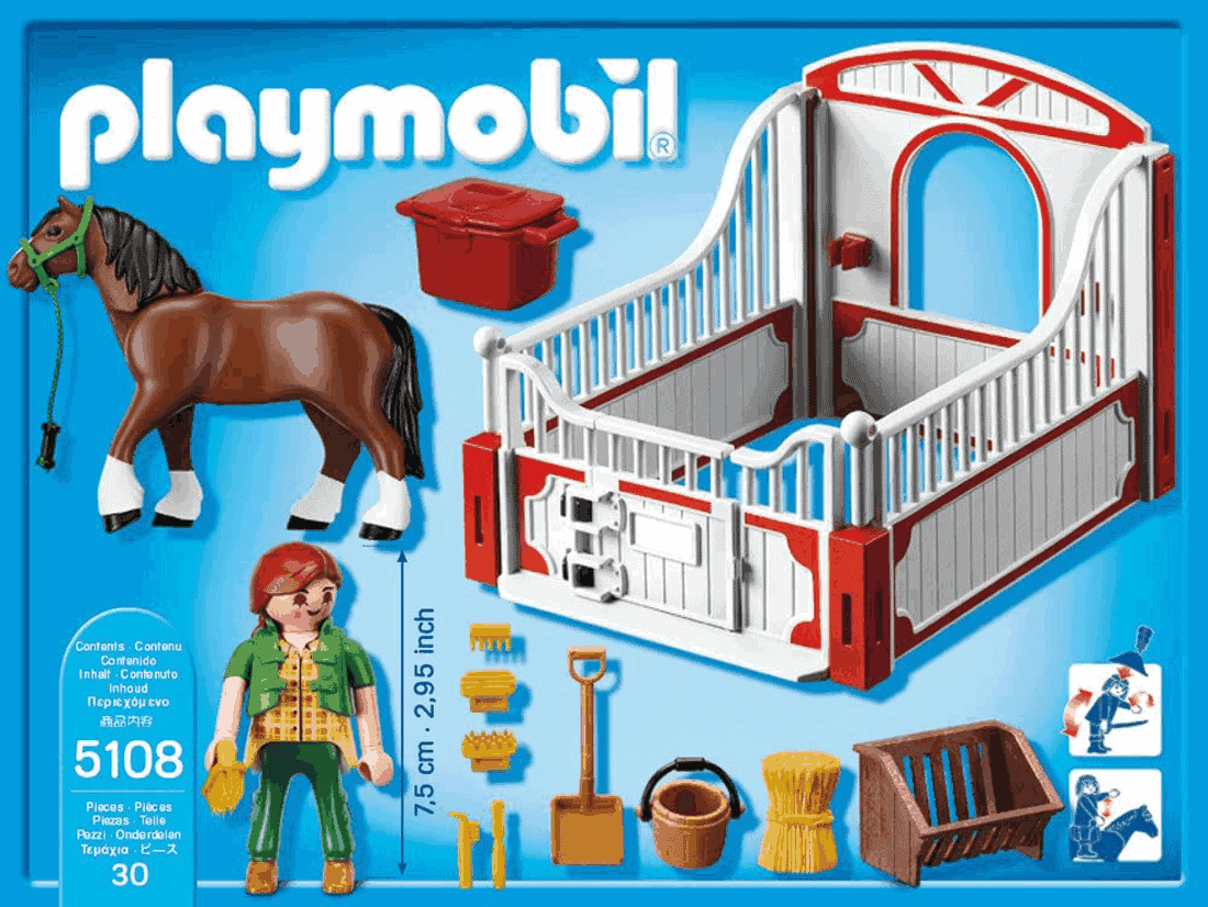 Playmobil - Άλογο Shire Και ο Φροντιστής του