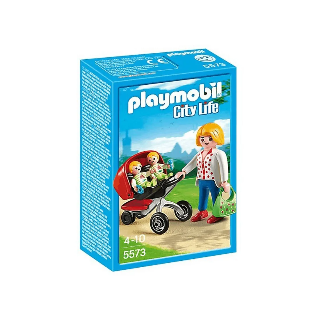 Playmobil - Μαμά Με Δίδυμα Και Καροτσάκι