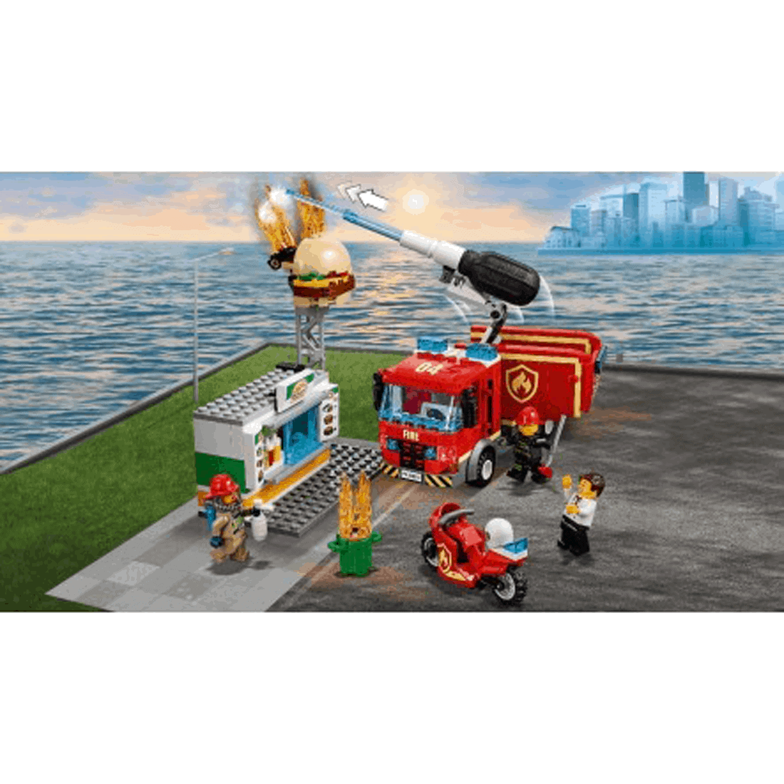 LEGO City Διάσωση από την Πυρκαγιά στο Μπέργκερ Μπαρ