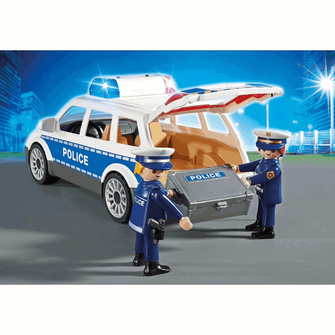 Playmobil - Περιπολικό Όχημα Με Φάρο Και Σειρήνα