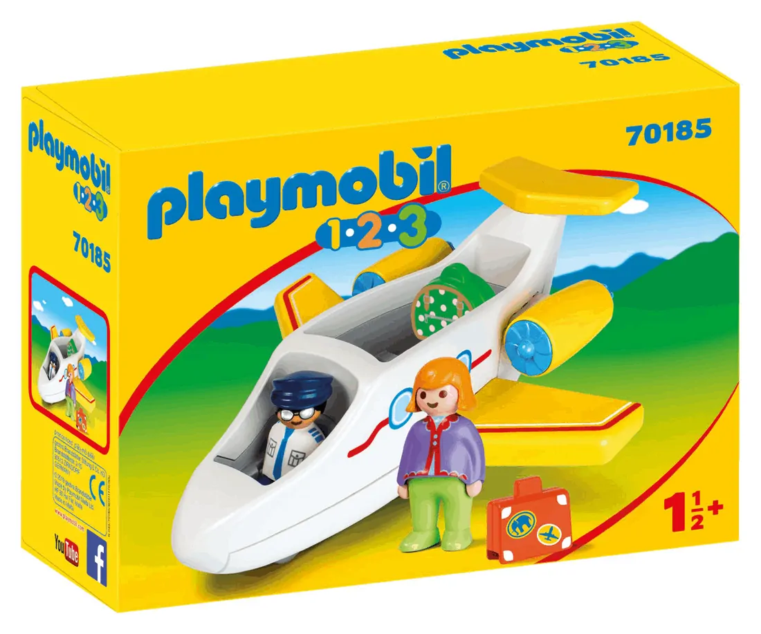Playmobil - Αεροπλάνο Με Επιβάτη