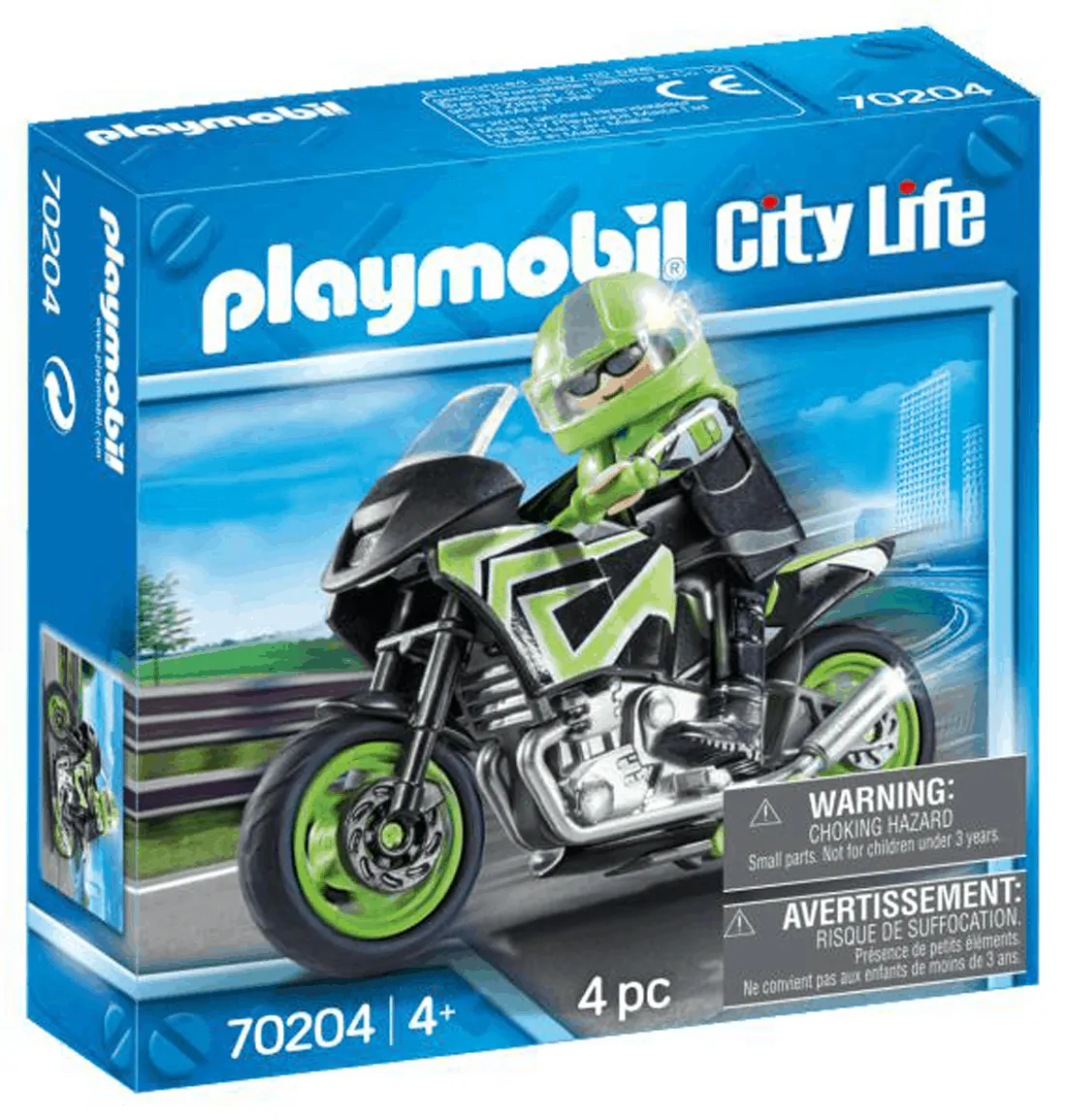 Playmobil - Μοτοσικλέτα Παντός Εδάφους Με Αναβάτη