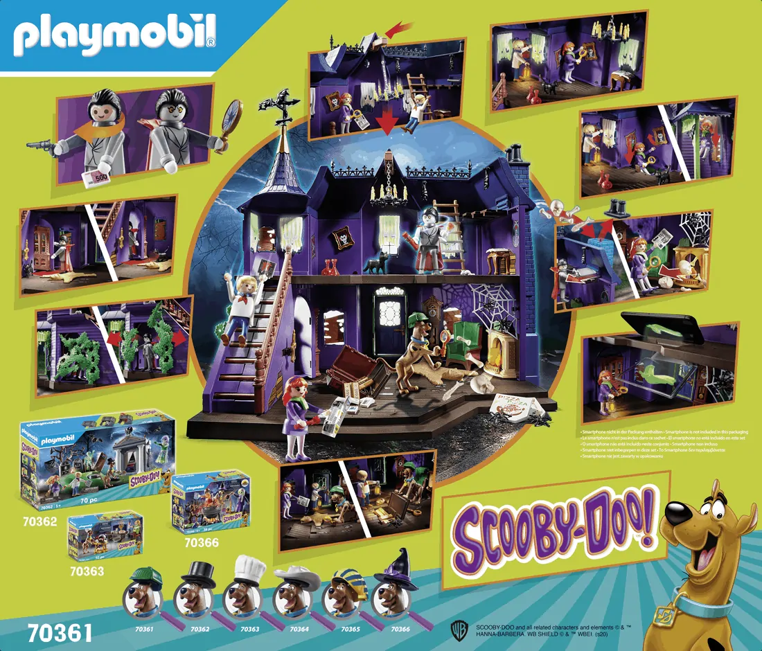 Playmobil - Scooby-Doo! Περιπέτεια Στο Στοιχειωμένο Σπίτι