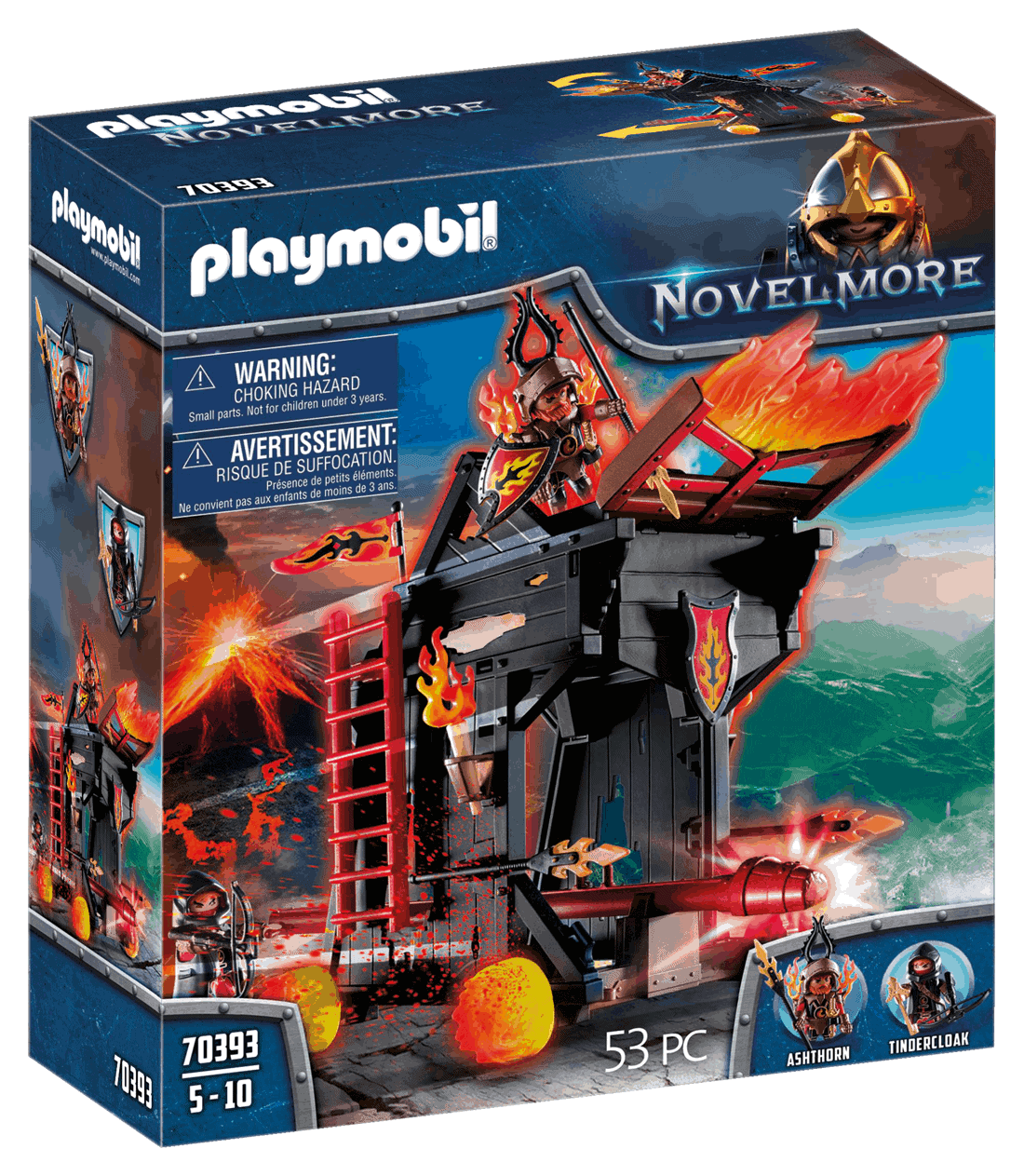 Playmobil - Πολιορκητική Μηχανή Φωτιάς Του Μπέρναμ