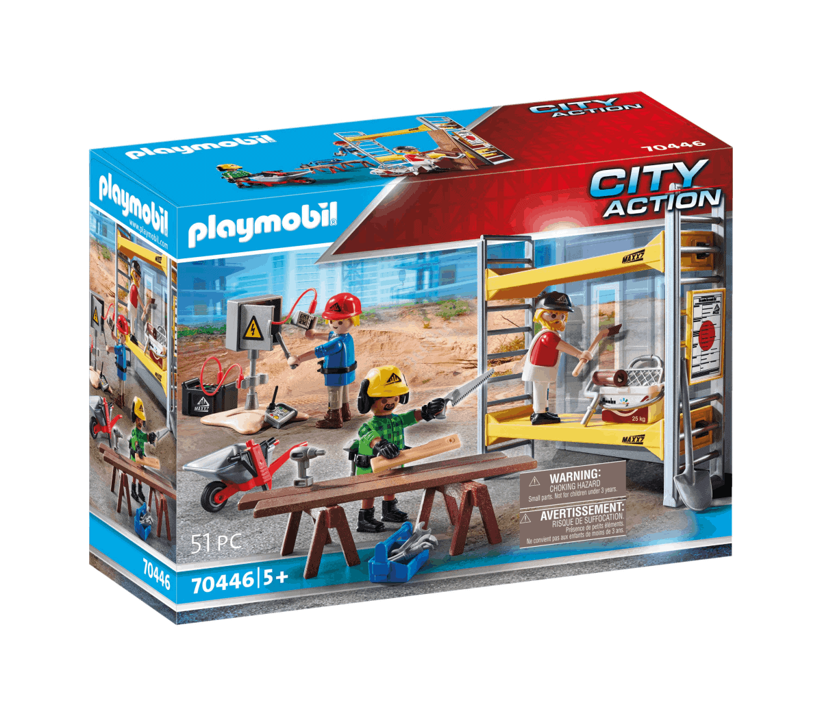 Playmobil - Εργάτες Με Σκαλωσιά