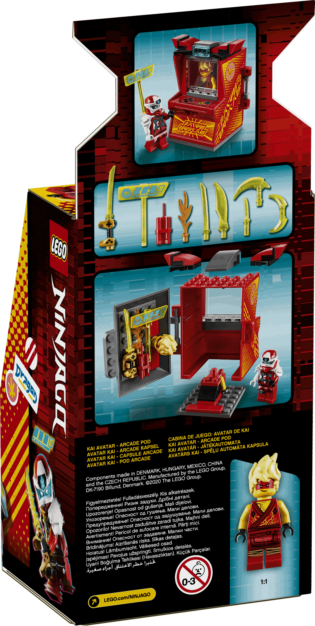 LEGO Ninjago Άβαταρ Κάι - Παιχνιδομηχανή Arcade