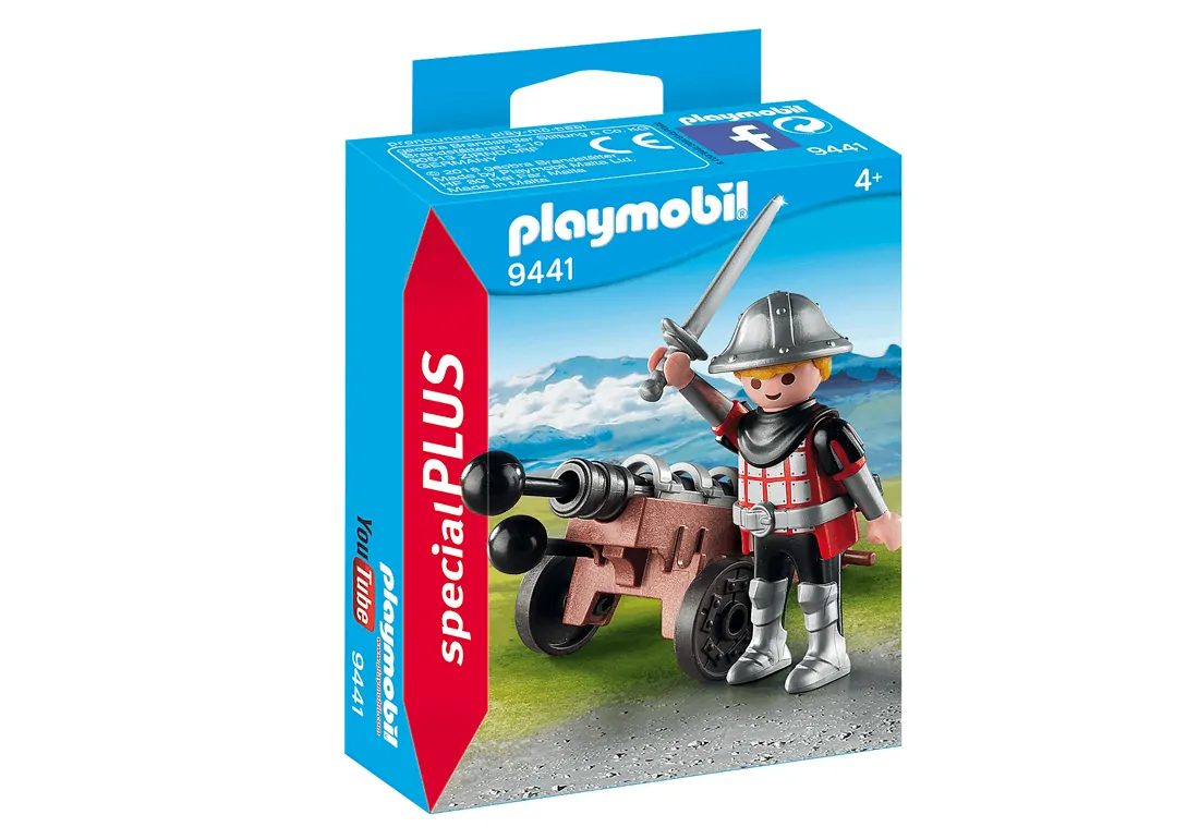 Playmobil - Ιππότης Με Κανόνι
