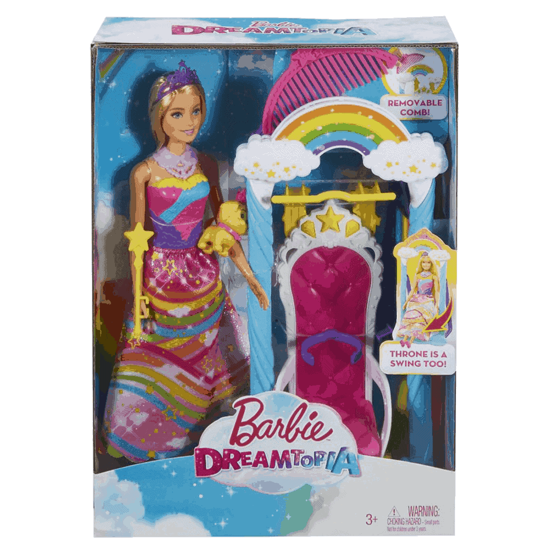 Barbie - Dreamtopia Ονειρεμένη Κούνια - Θρόνος