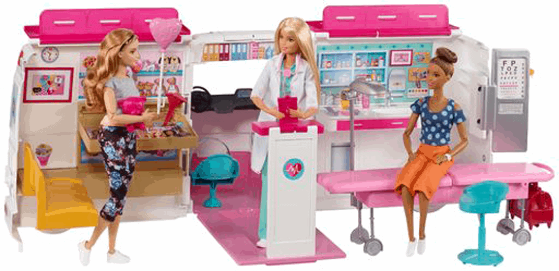 Barbie - Ασθενοφόρο - Κινητό Ιατρείο