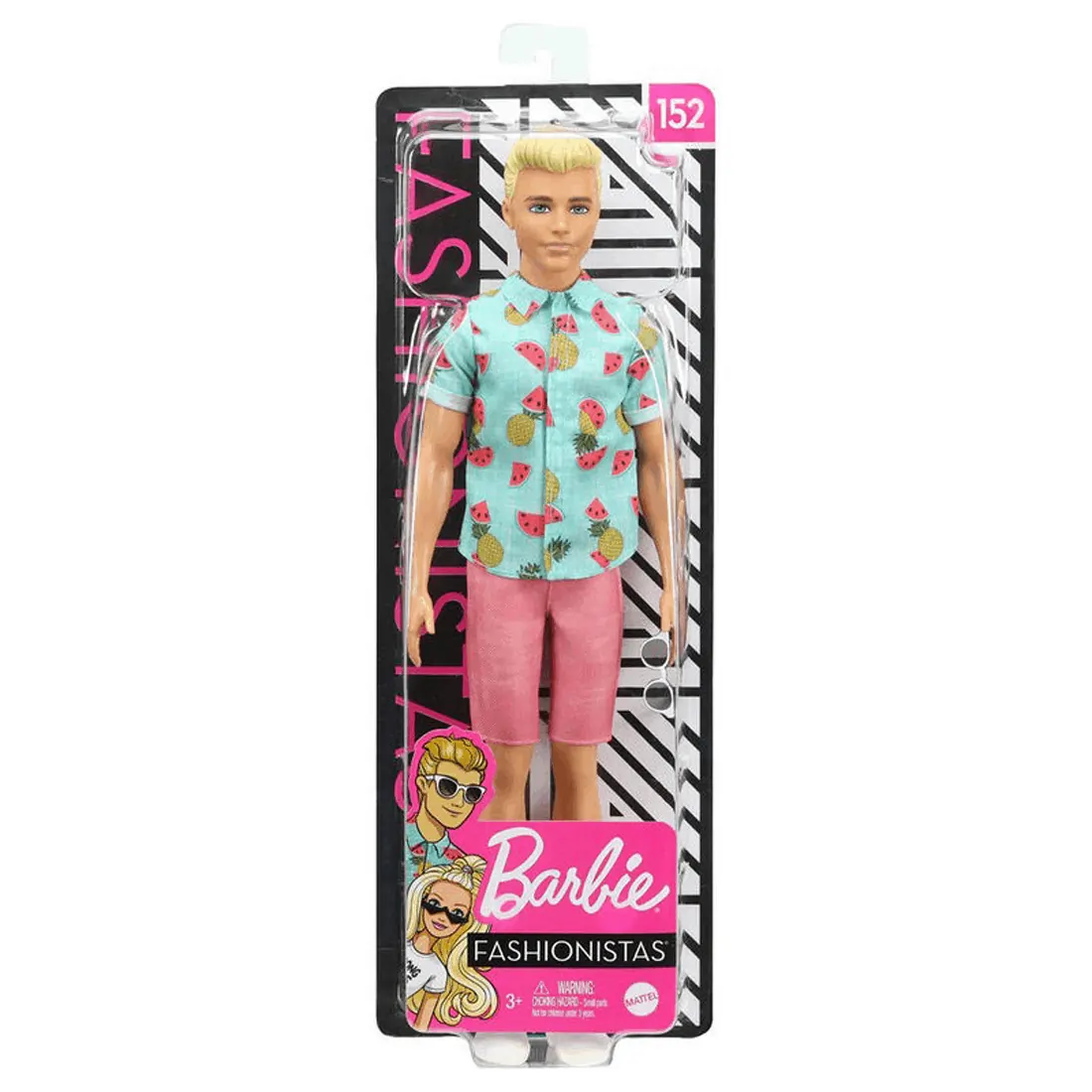 Barbie - Ken Fashionistas Με Μπλούζα Tropical Print