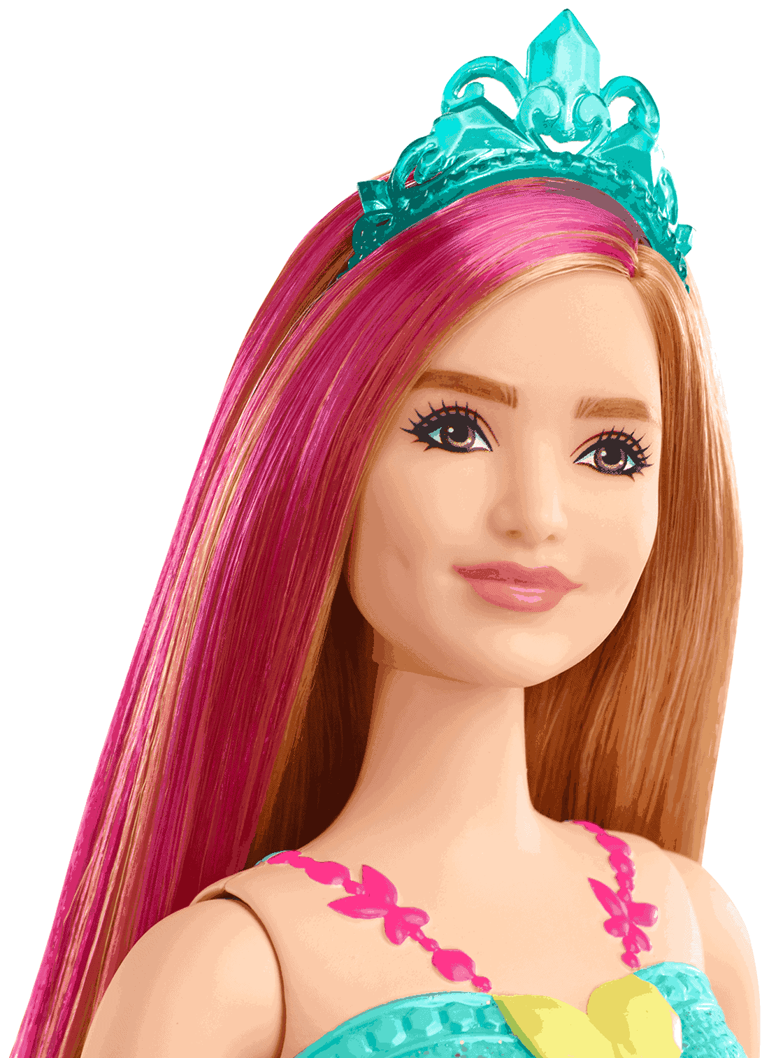 Barbie - Πριγκίπισσα Ξανθά Μαλλιά Και Ροζ Ανταύγεια