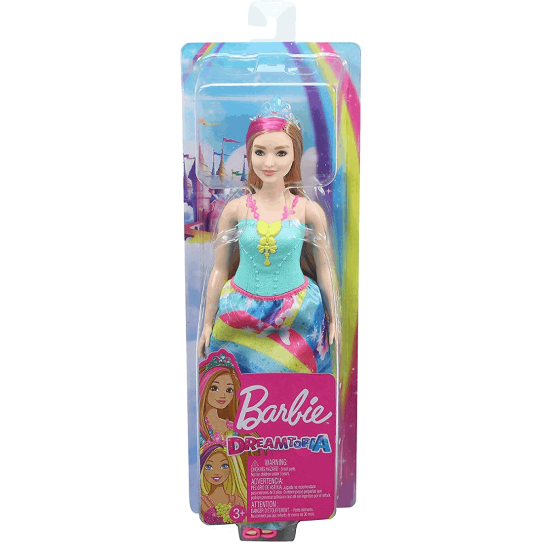 Barbie - Πριγκίπισσα Ξανθά Μαλλιά Και Ροζ Ανταύγεια