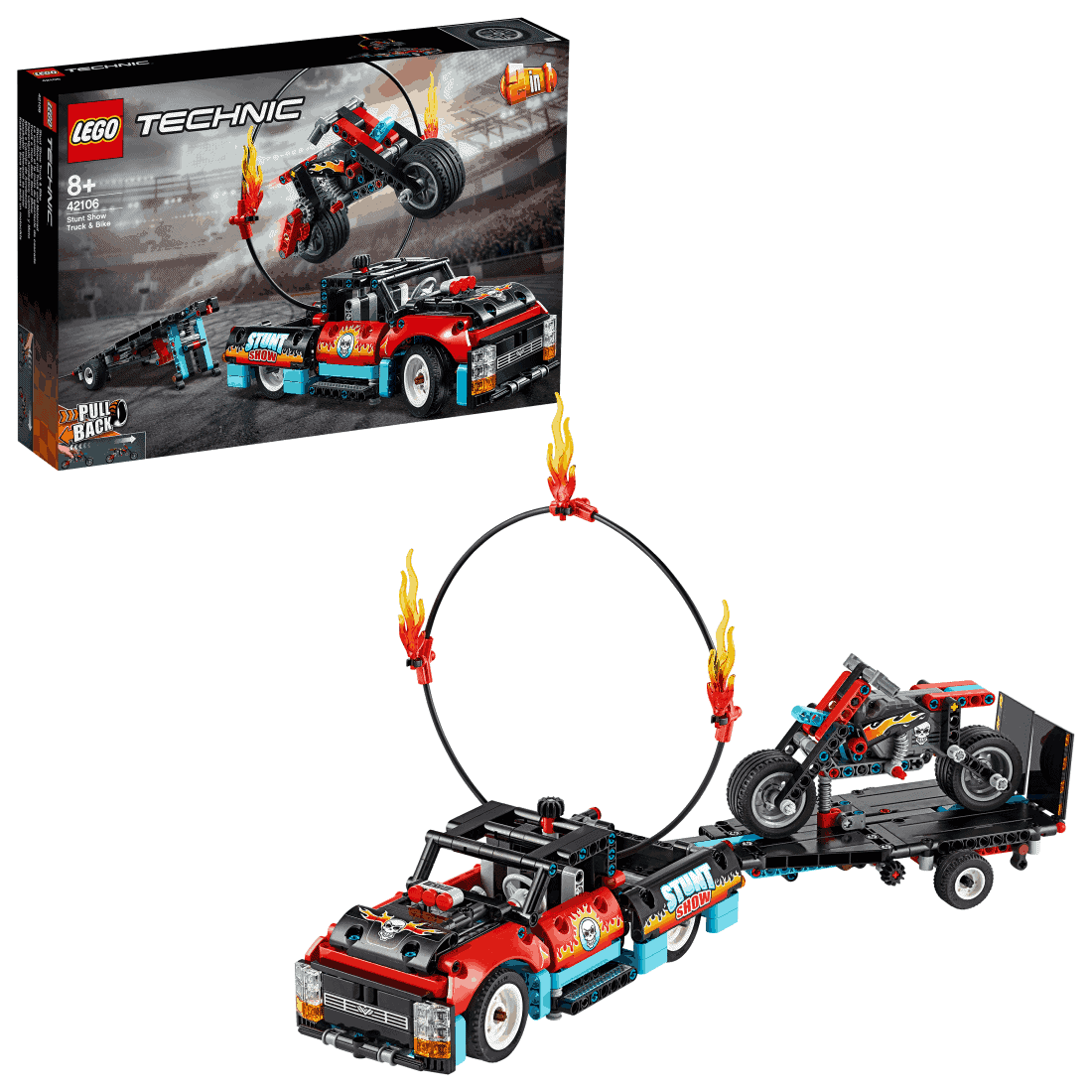 LEGO® Technic™ - Φορτηγό & Μηχανή Ακροβατικών