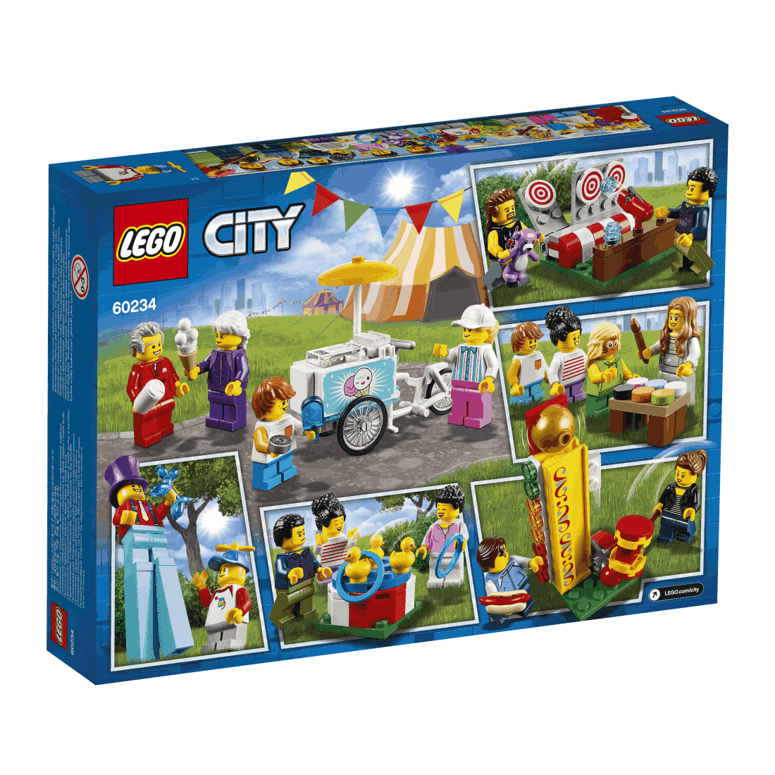 LEGO® City Town - Πακέτο με ανθρώπους – Διασκέδαση στο Λούνα Παρκ