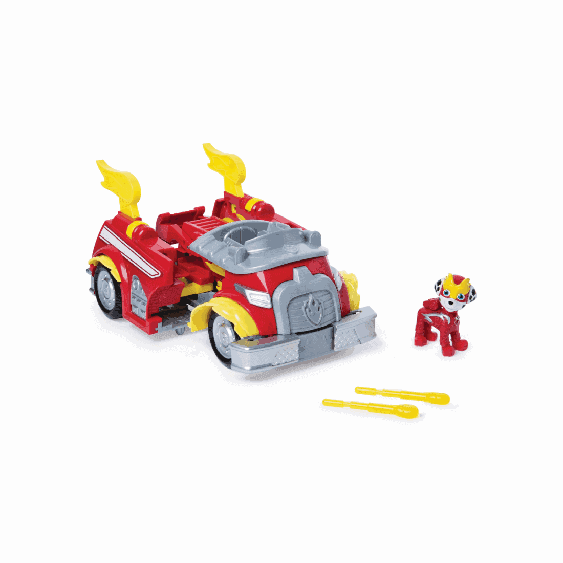 Spin Master Paw Patrol - Mighty Pups Super Paws - Marshall's Powered Up Firetruck