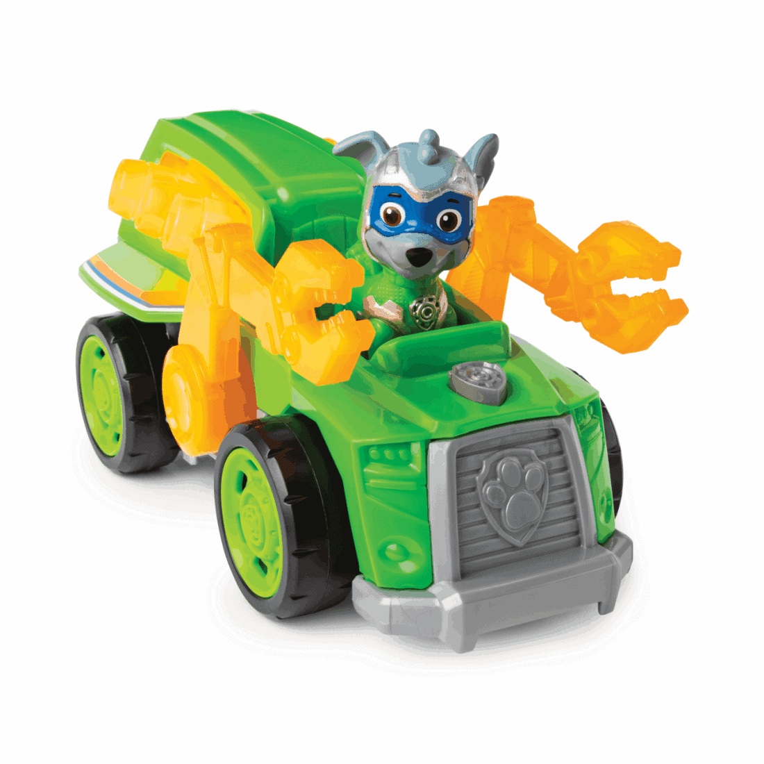 Spin Master Paw Patrol - Mighty Pups Super Paws - Rocky Deluxe Vehicle