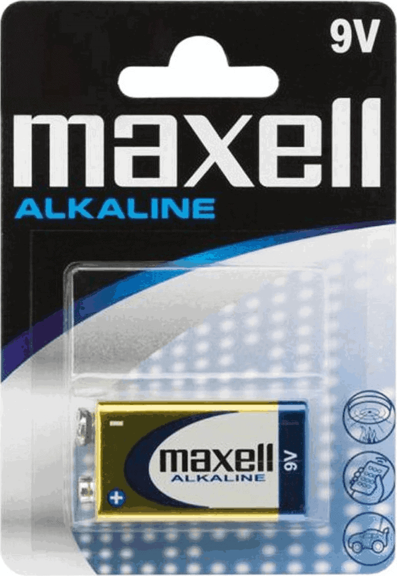 Maxell Alkaline 9V - 1 Τμχ
