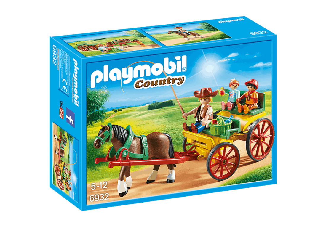 Playmobil - Άμαξα με οδηγό και παιδάκια