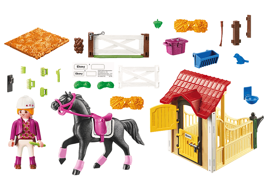 Playmobil - Αραβικό άλογο με στάβλο