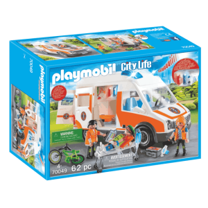 Playmobil - Ασθενοφόρο με Διασώστες