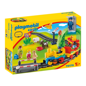 Playmobil - Σετ Τρένου με ζωάκια και επιβάτες