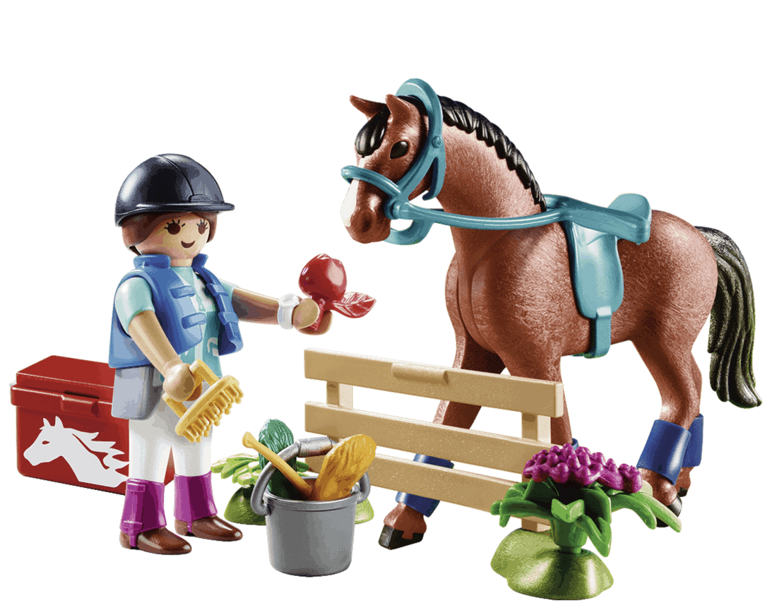 Playmobil - Φροντίζοντας το άλογο - Gift Set