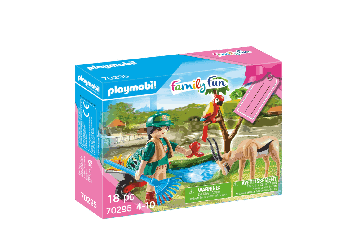 Playmobil - Φροντιστής Ζωολογικού Κήπου με ζωάκια - Gift Set