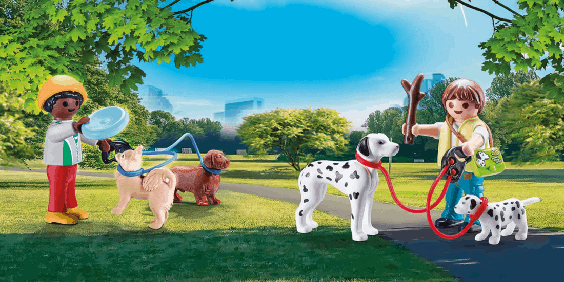 Playmobil - Βαλιτσάκι Βόλτα με σκυλάκια