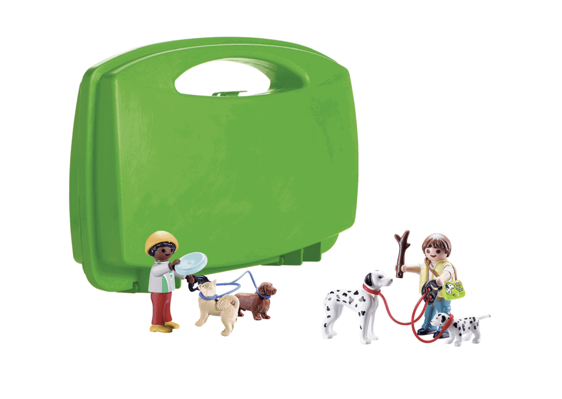 Playmobil - Βαλιτσάκι Βόλτα με σκυλάκια