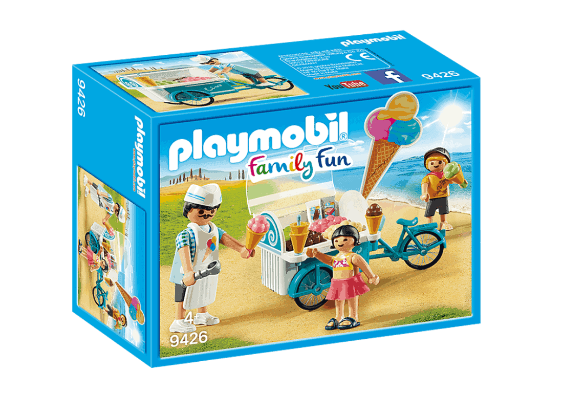Playmobil - Παγωτατζής με ποδήλατο ψυγείο