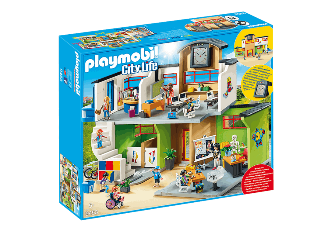 Playmobil - Επιπλωμένο Σχολικό Κτίριο