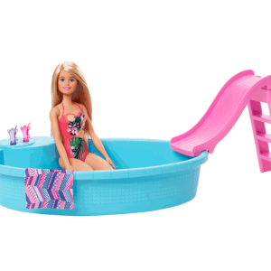 Barbie - Νέα Εξωτική Πισίνα Με Κούκλα