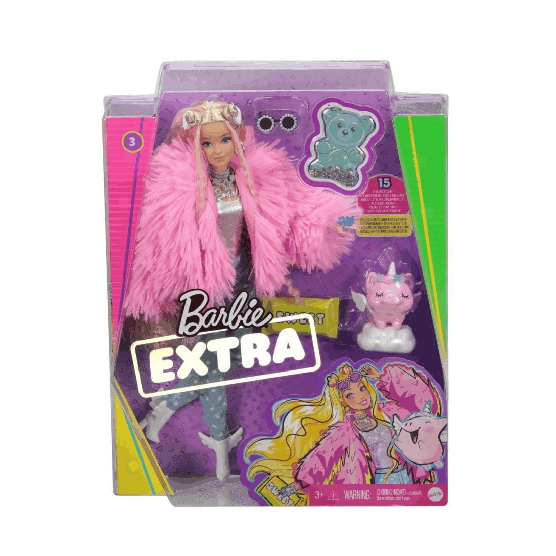 Barbie - Extra - Fluffy Pink Jacket