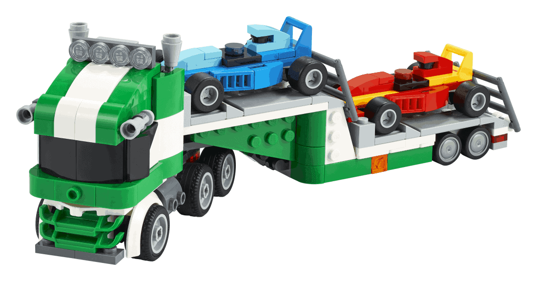 LEGO® Creator - 3 σε 1 Μεταφορέας Αγωνιστικών Αυτοκινήτων