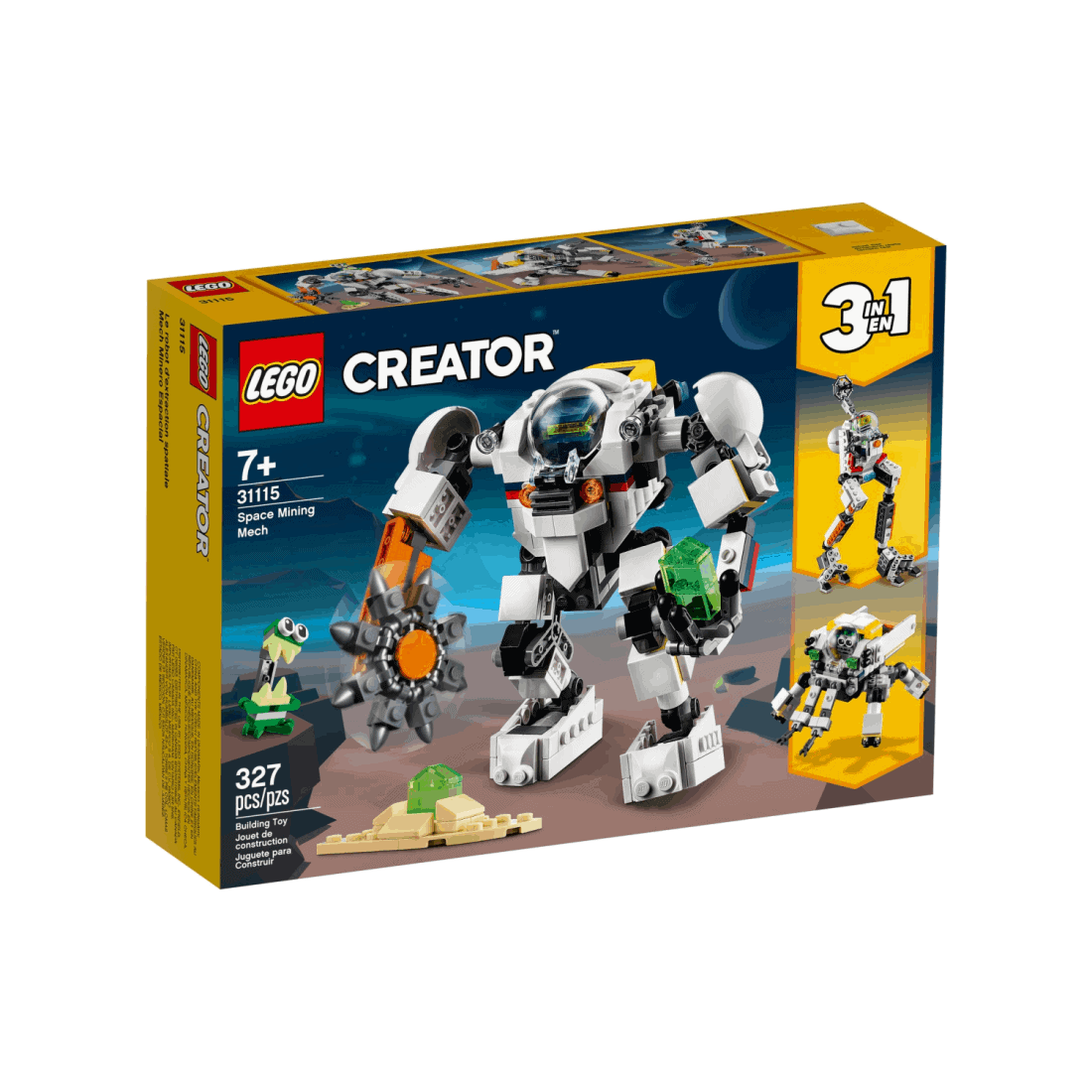 LEGO® Creator - 3 σε 1 Διαστημικό Ρομπότ Εξόρυξης