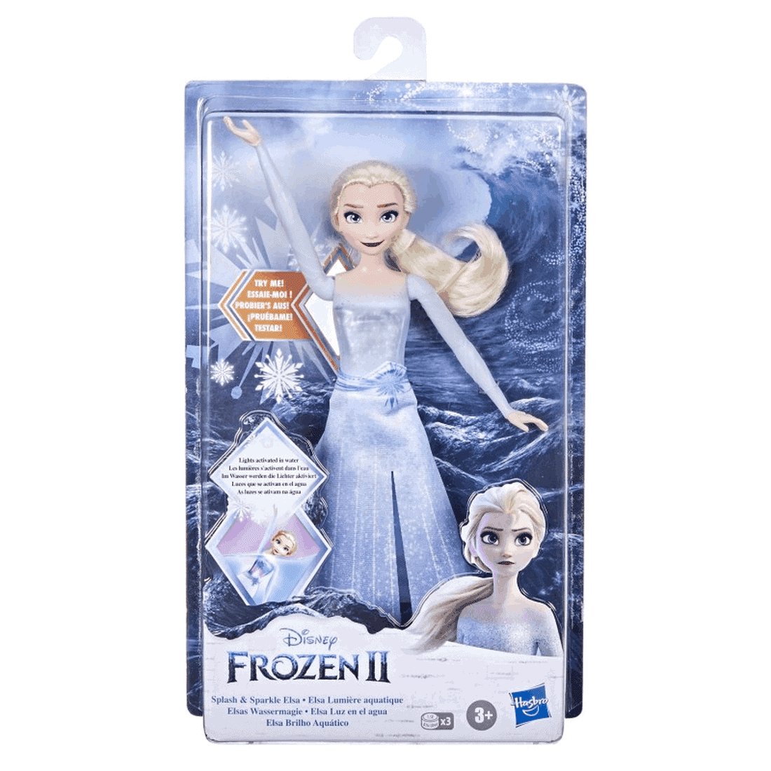 Disney Κούκλα - Elsa Frozen II - Splash & Sparkle