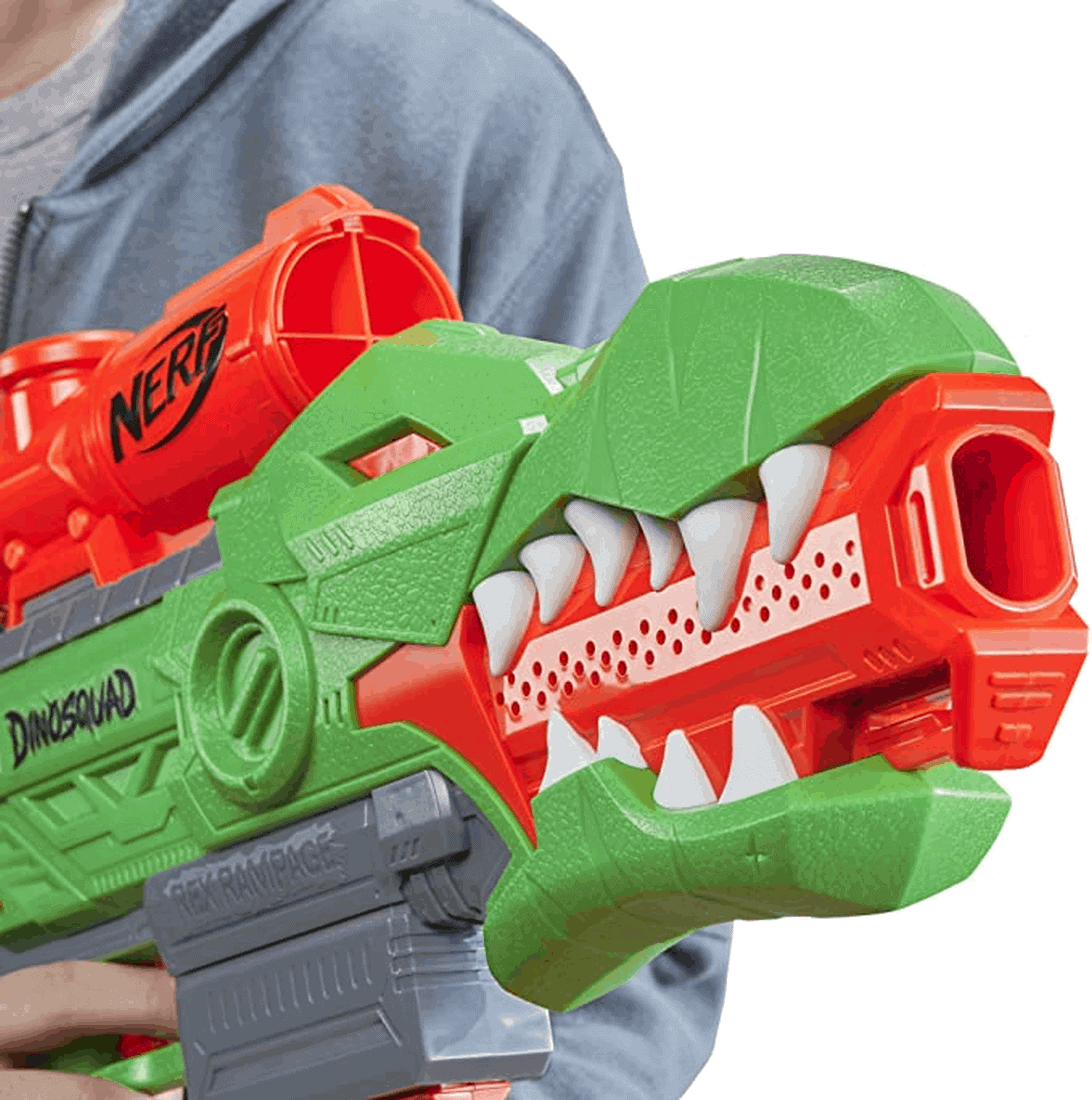 Nerf Dinosquad Rex-Rampage Motorized Blaster
