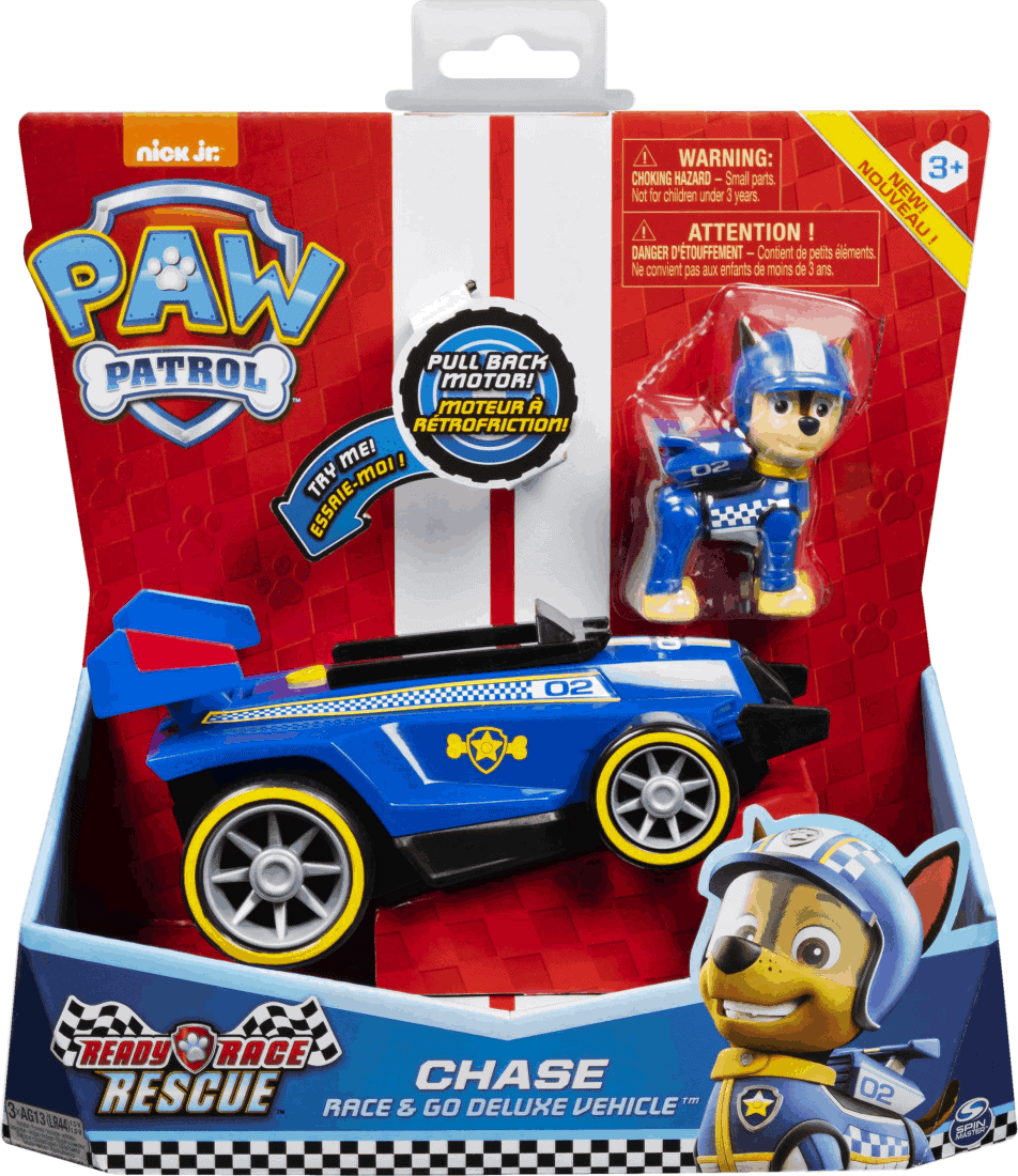 Spin Master Paw Patrol - Race & Go - Deluxe Vehicle - Chase