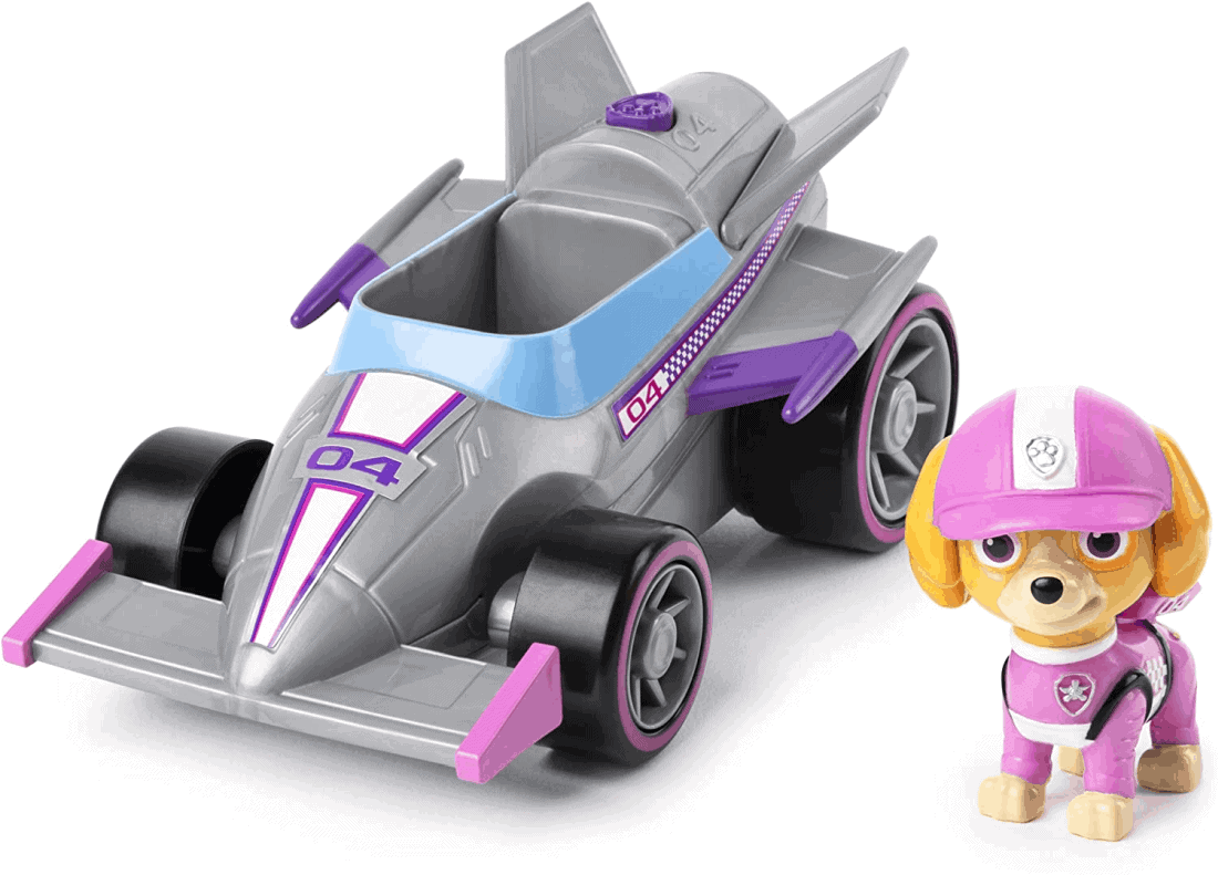 Spin Master Paw Patrol - Race & Go - Deluxe Vehicle - Skye
