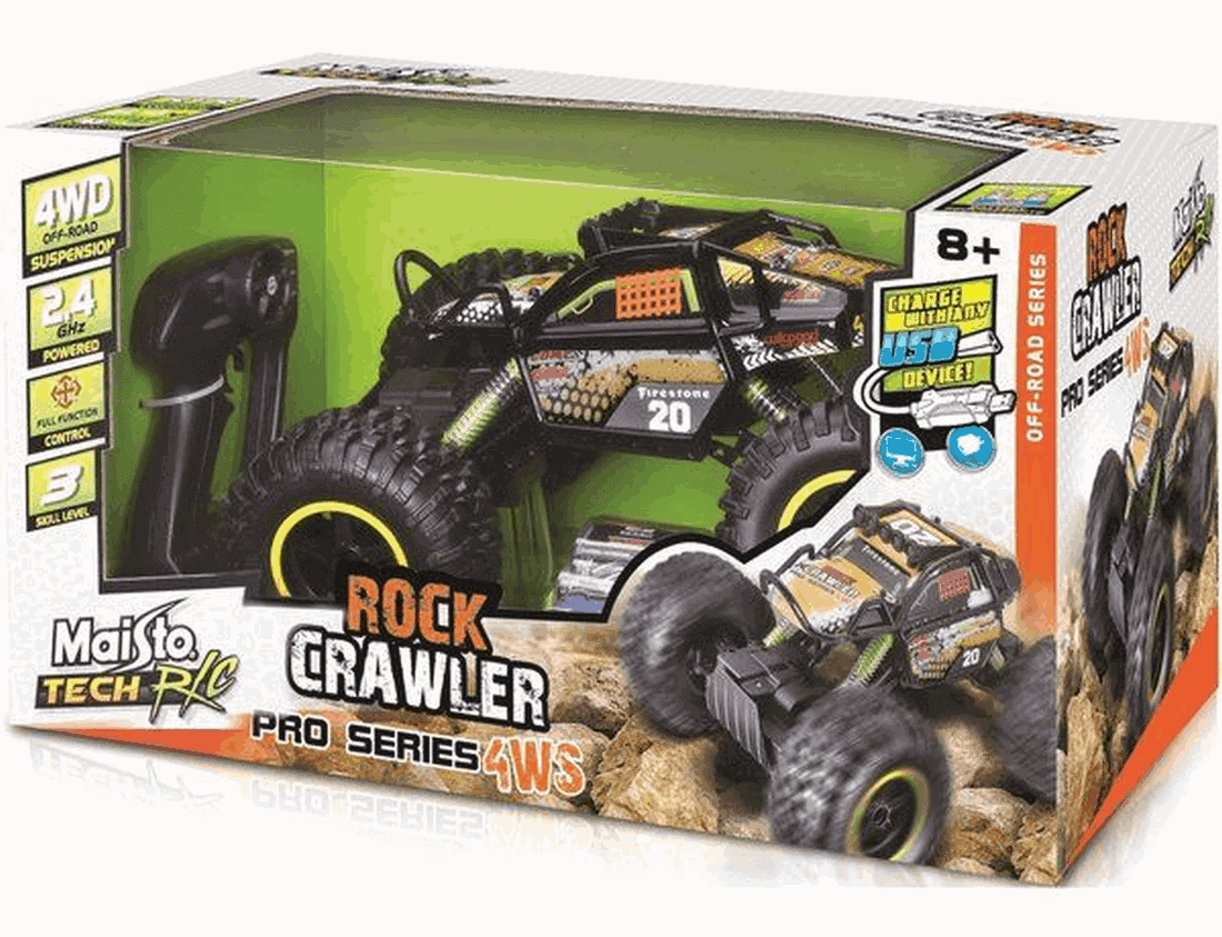 Maisto Tech - Rock Crawler R/C Pro Series 4Ws