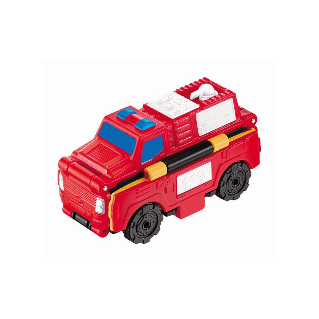 Flip Cars - 2 cars in One : Front Loader - Fire Engine