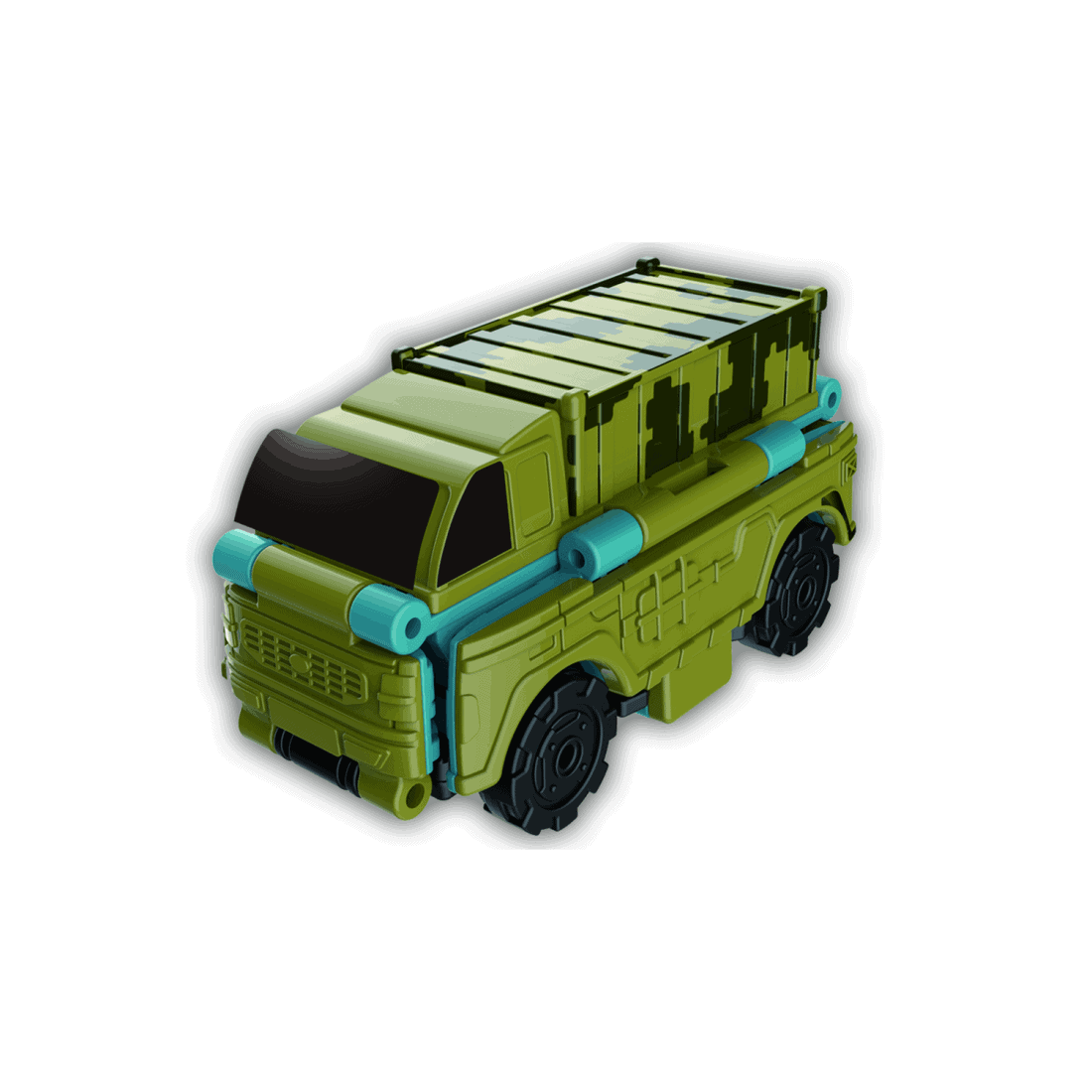 Flip Cars - 2 cars in One : Army Vehicle - Supply Truck