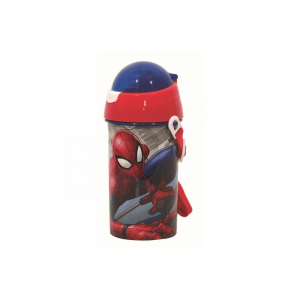 Παγούρι Με Καλαμάκι 500 ml - Spiderman